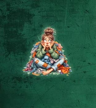 Preview: Staatlich geprüfte Stoffsammlerin - 1,3m Paneel - Jersey